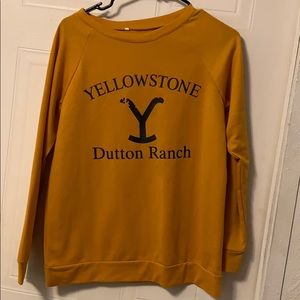 Mustard Yellowstone sweatshirt